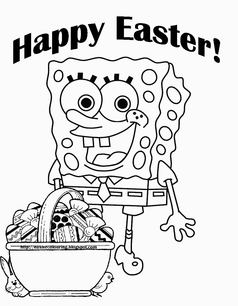 Happy Easter Coloring Pages For Kids | Coloring Online
