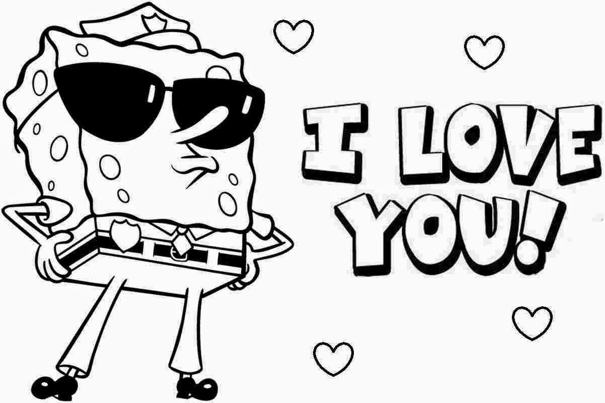 Free Coloring Pages Of Spongebob To Print - High Quality Coloring ...