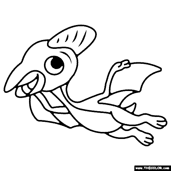 Dinosaur Online Coloring Pages