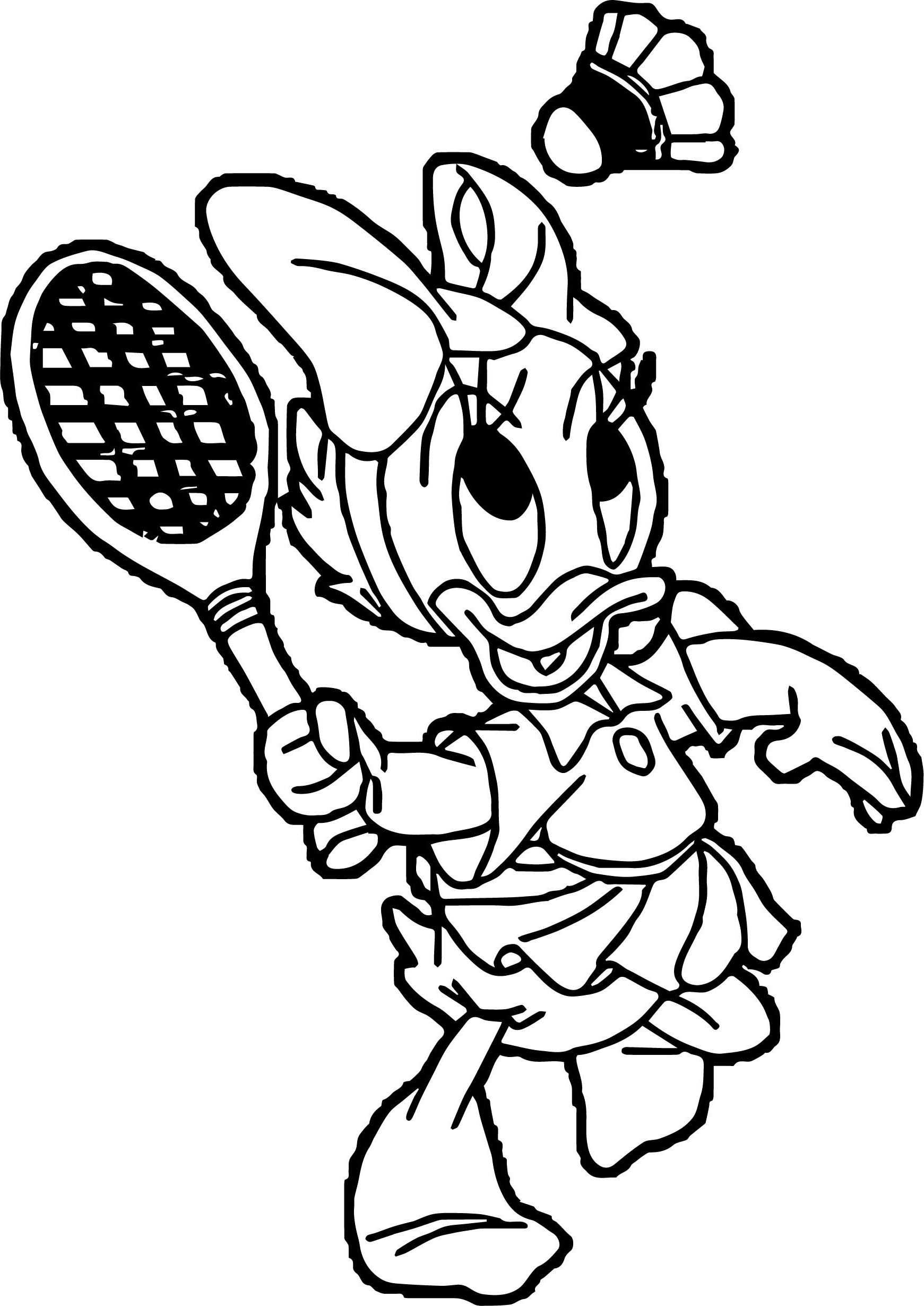 Badminton Coloring Pages - Best Coloring Pages For Kids