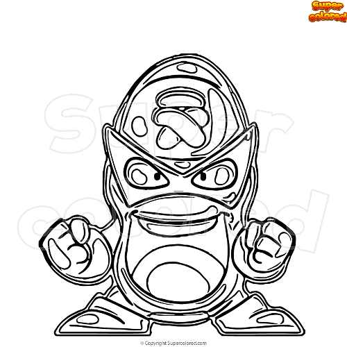 Coloring page Superzings Tackleboy - Supercolored.com