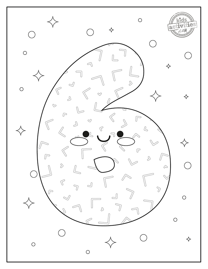 Free Coloring Pages with Numbers 0-9 | Kids Activities Blog