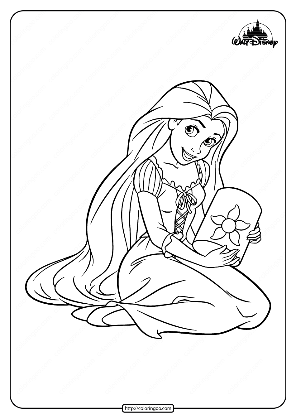 Free Printable Tangled Coloring Pages ...coloringoo.com