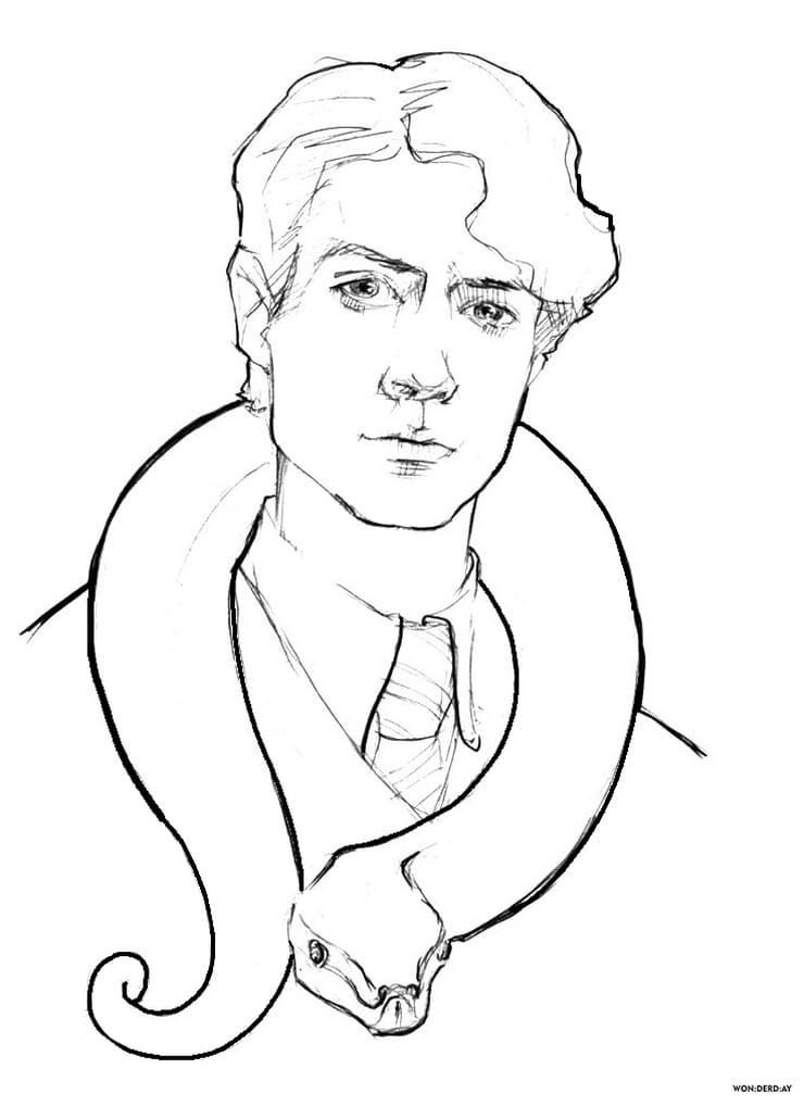 Coloring pages Harry Potter (150 pieces). Print A4 | WONDER DAY