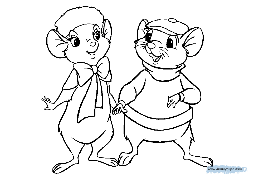 The Rescuers Coloring Pages ... - AZ Coloring Pages