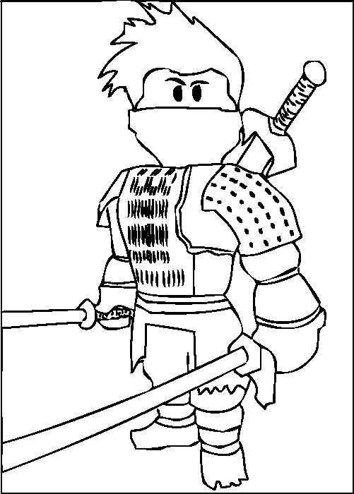 Printable Roblox Coloring Pages PDF ...