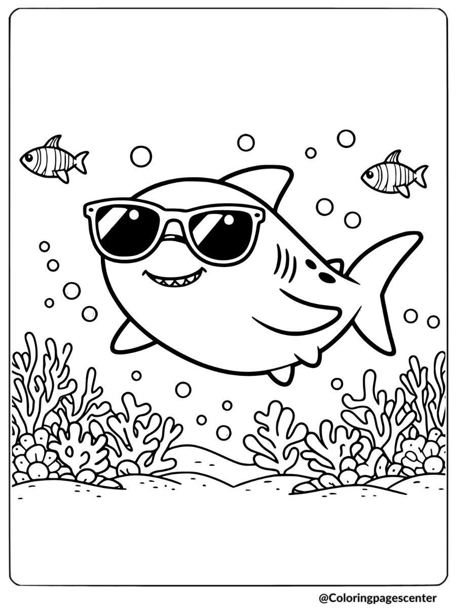 Free Printable Shark Coloring Pages