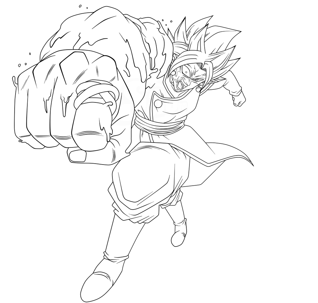 Bio-Zamasu - Lineart by SaoDVD on ...