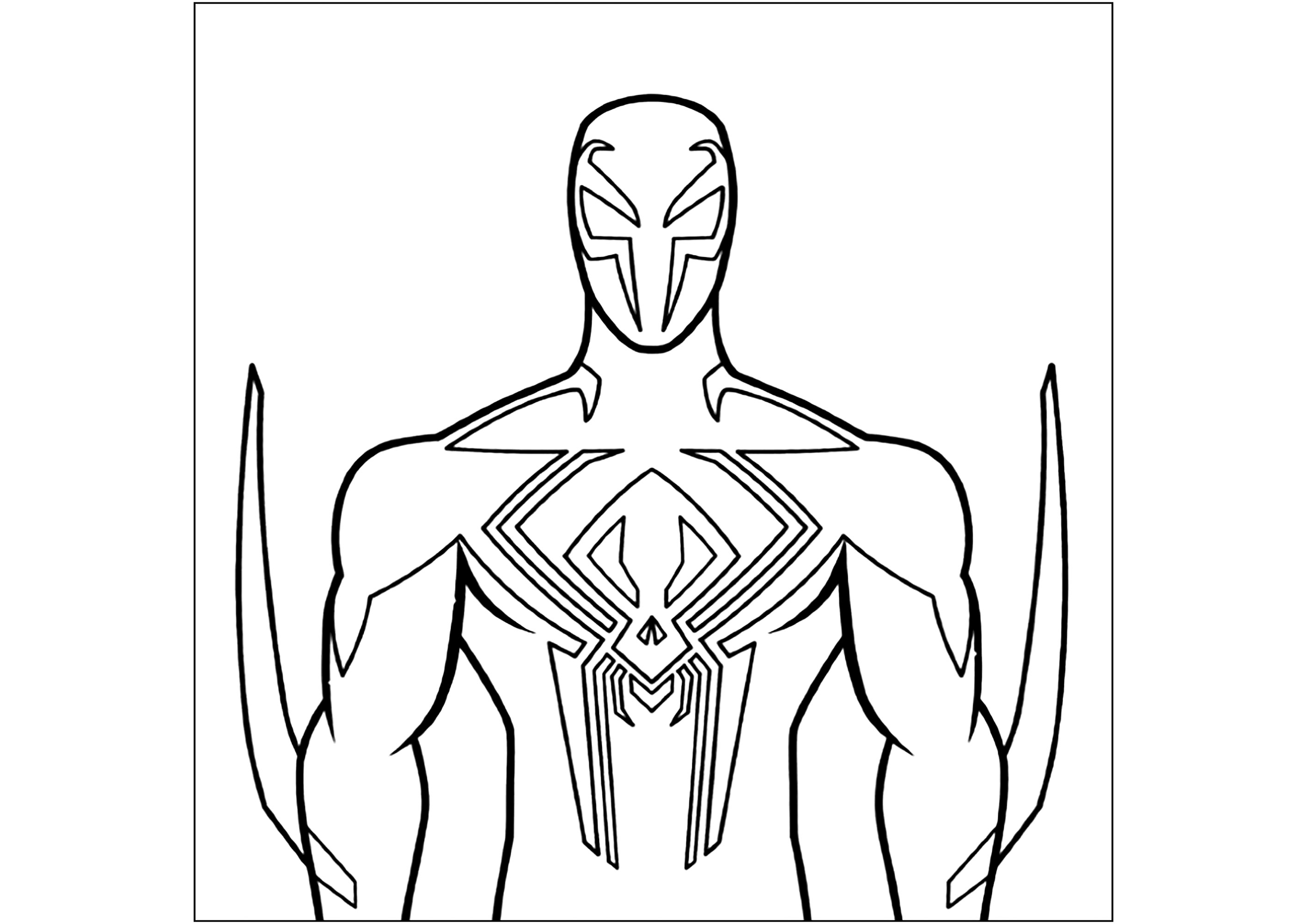 Into the Spider-Verse Kids Coloring Pages