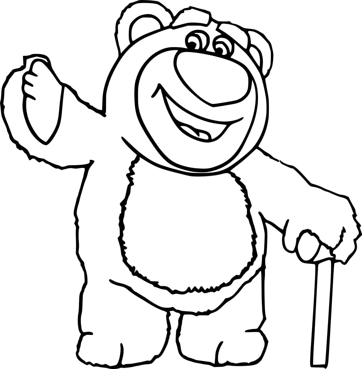 Toy Story 3 Lotso Bear coloring page ...