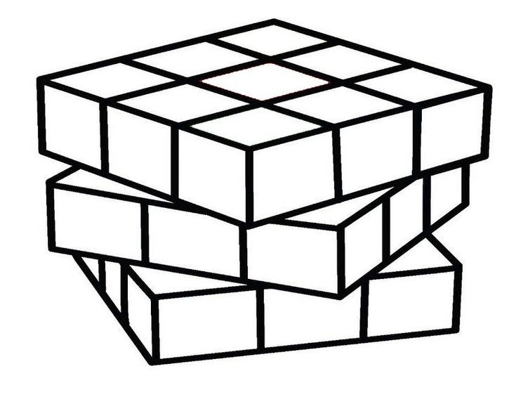 printable rubiks cube game coloring page | Rubiks cube, Cube, Cube games
