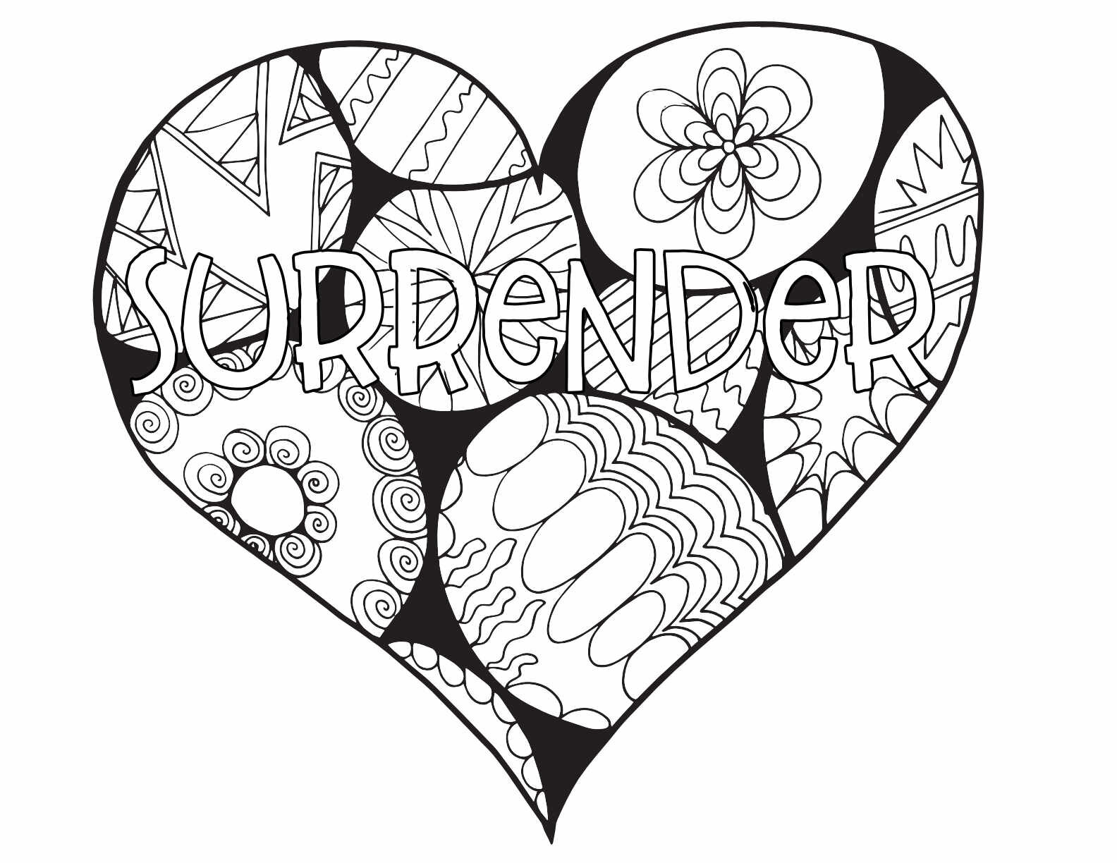 SURRENDER! 3 Free Printable Coloring Pages — Stevie Doodles