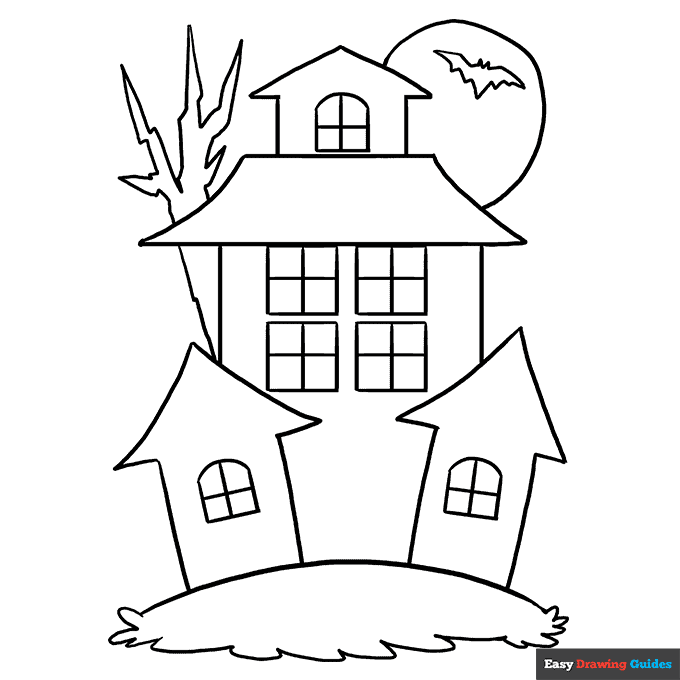 Free Printable House Coloring Pages for Kids