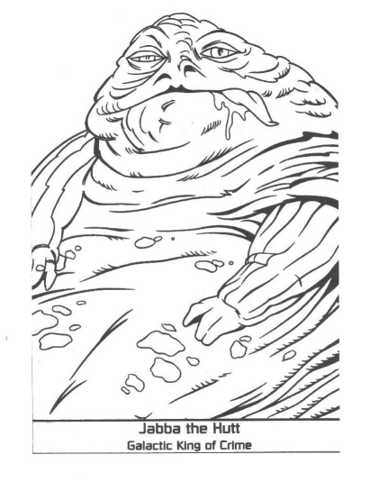 jabba el hutt - Buscar con Google | Coloring pages, Jabba the hut, Original  trilogy