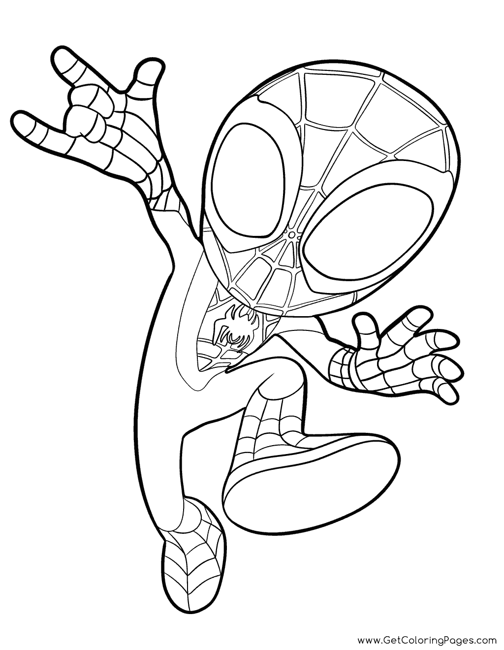 Marvel's Spidey and His Amazing Friends Coloring Pages -  GetColoringPages.com