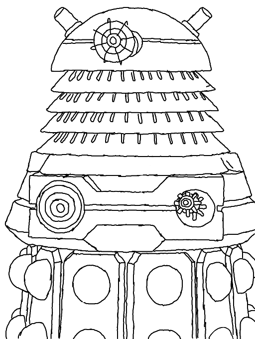 Colors Live - dalek Supreme outline by Timelord217