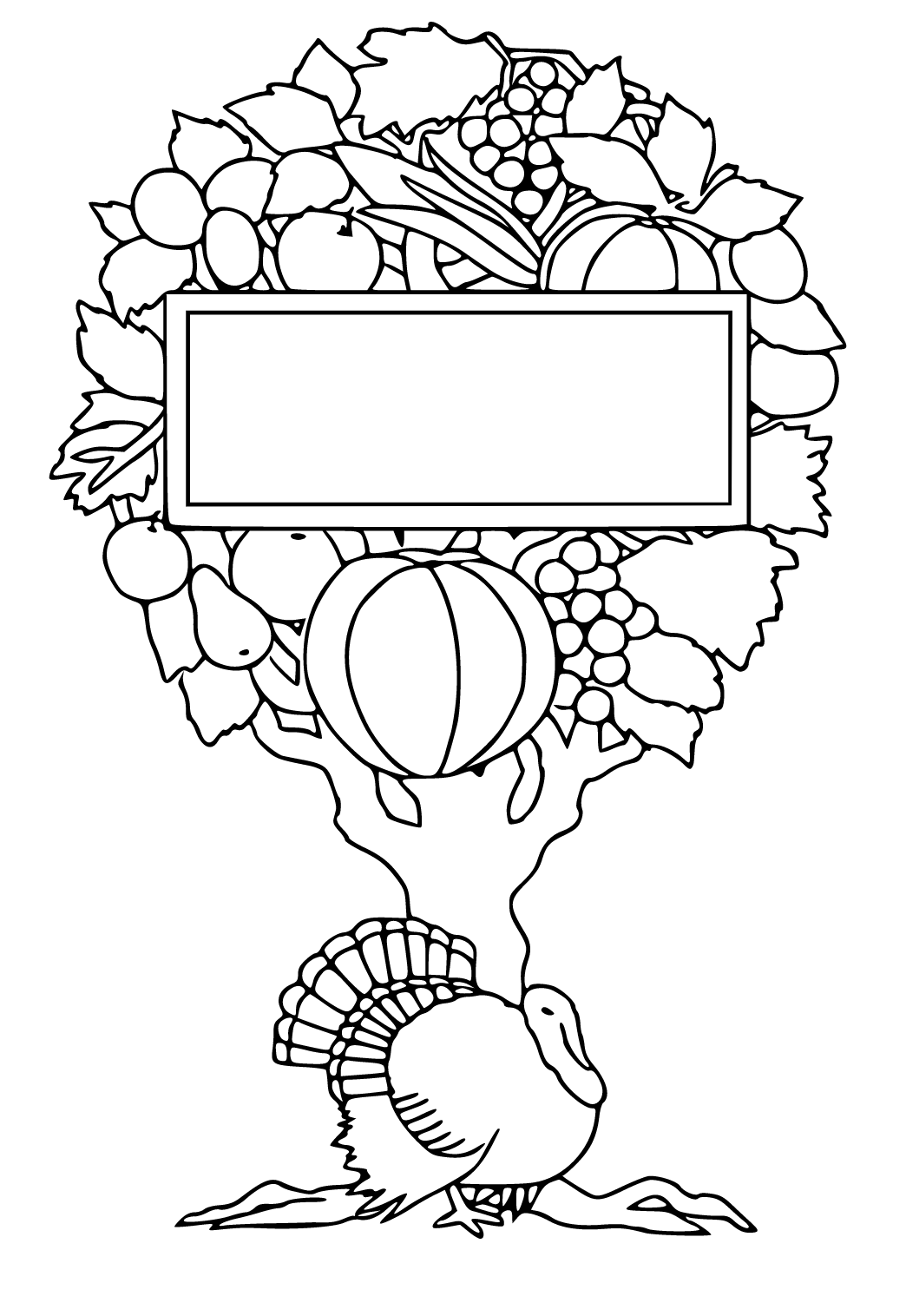 Free Printable Thanksgiving Greetings Coloring Page, Sheet and Picture for  Adults and Kids (Girls and Boys) - Babeled.com