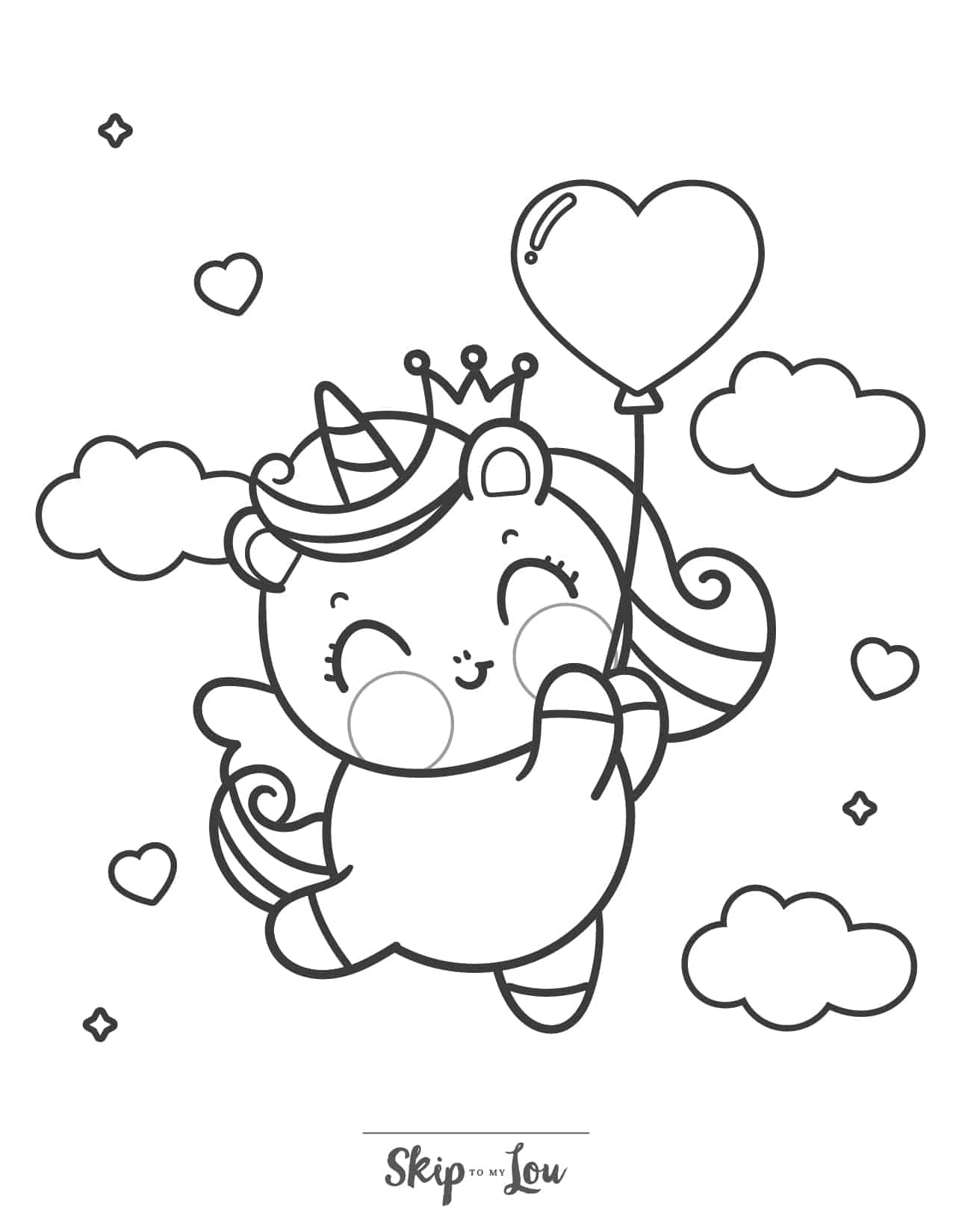 12 Free Printable Cute Coloring Pages | Skip To My Lou