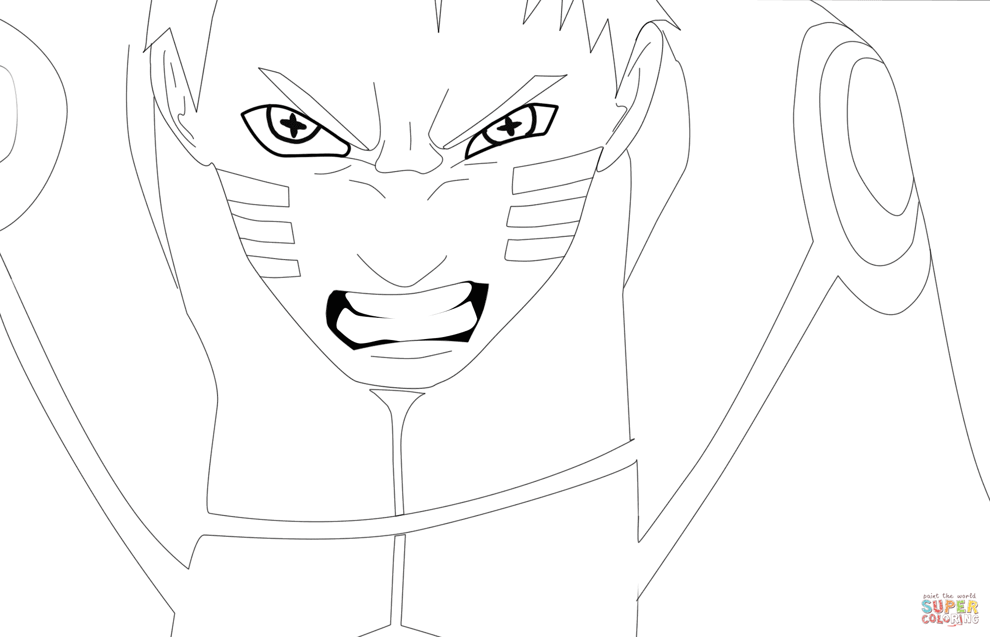 Naruto Hokage coloring page | Free Printable Coloring Pages