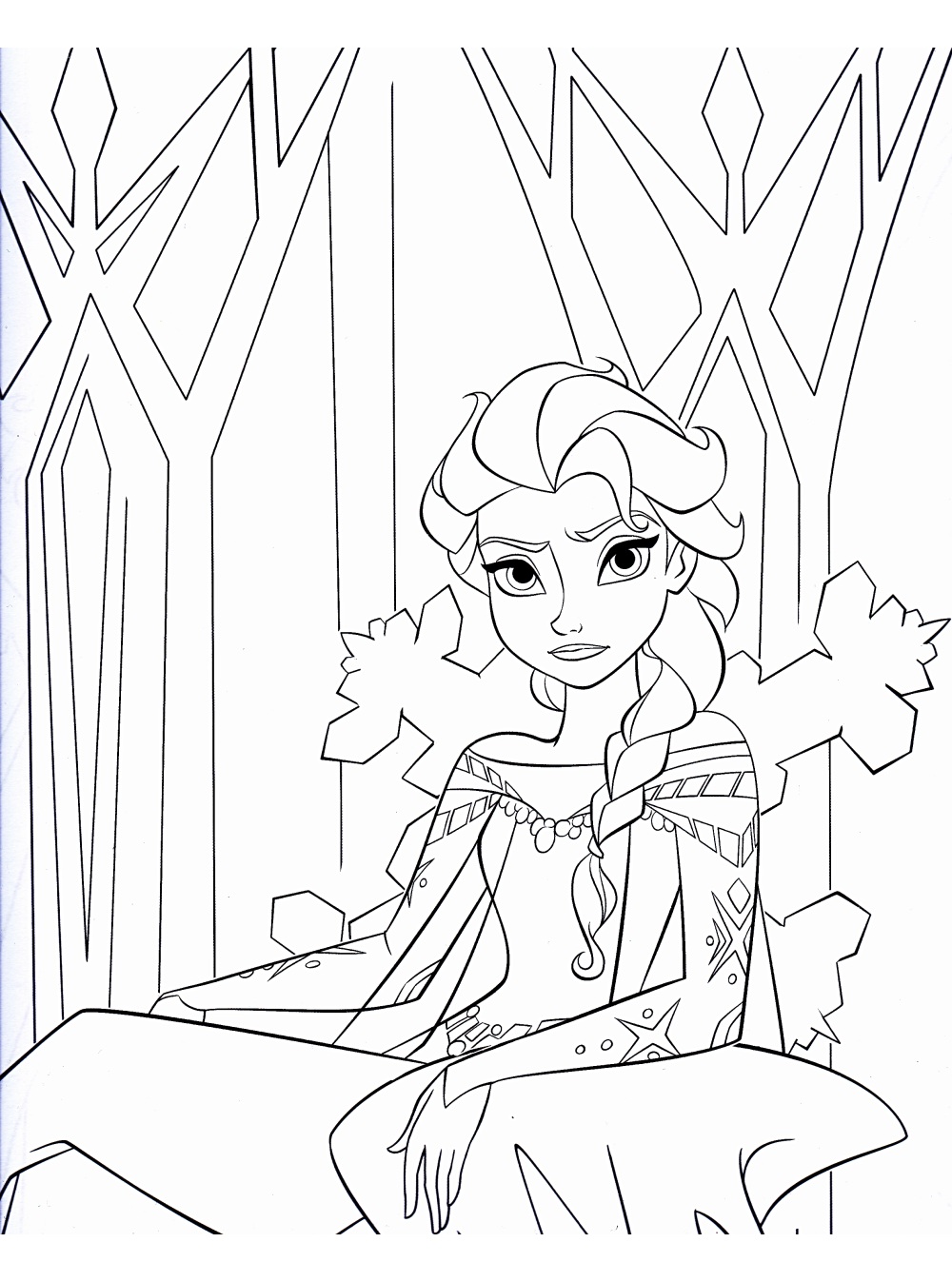 Frozen free to color for children - Frozen Kids Coloring Pages