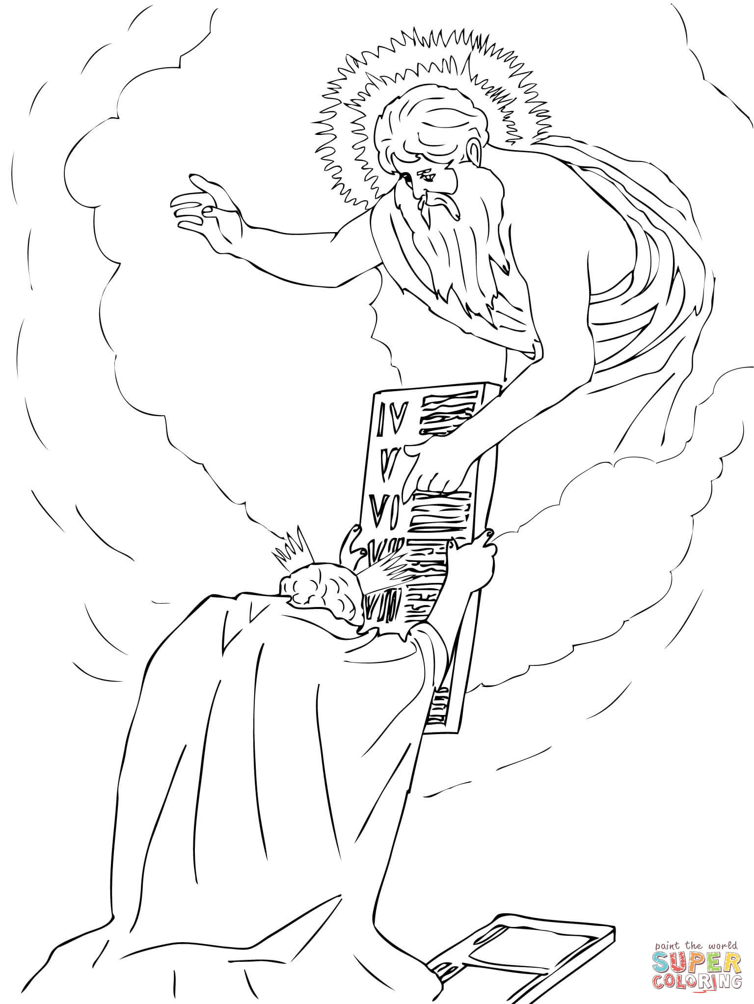 Coffee Table : Ten Commandments Coloring Pages Ella Dantdm ...