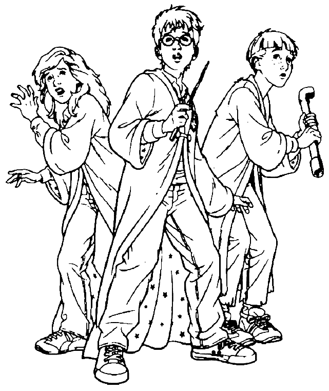Free Printable Harry Potter Coloring Pages For Kids | Harry ...