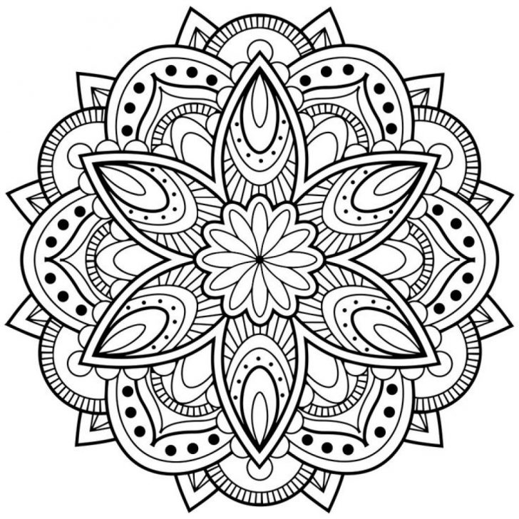 Coloring pages ideas : 98 Stunning Mandala Coloring Pages For ...