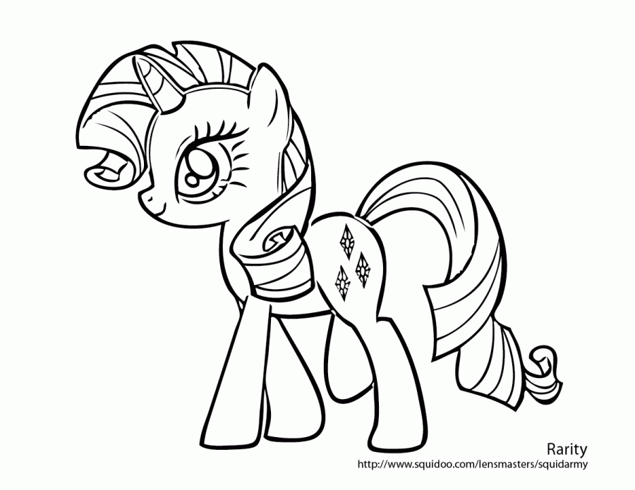 Printable 24 My Little Pony Coloring Pages Rarity 3227 - Cute ...