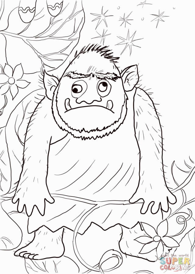 Giant From Jack And The Beanstalk Coloring Online Super Coloring 