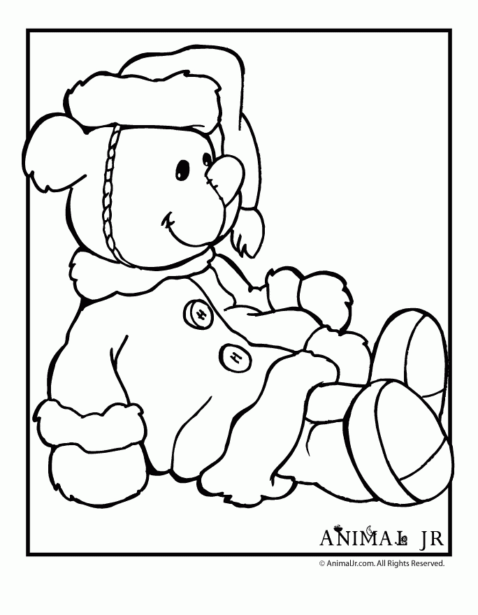 Christmas Stamp Coloring Pages