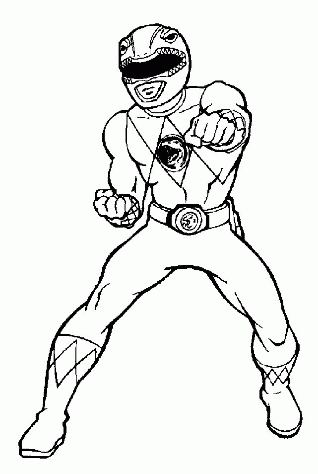 Power rangers Superhero Coloring pages | Coloring Pages