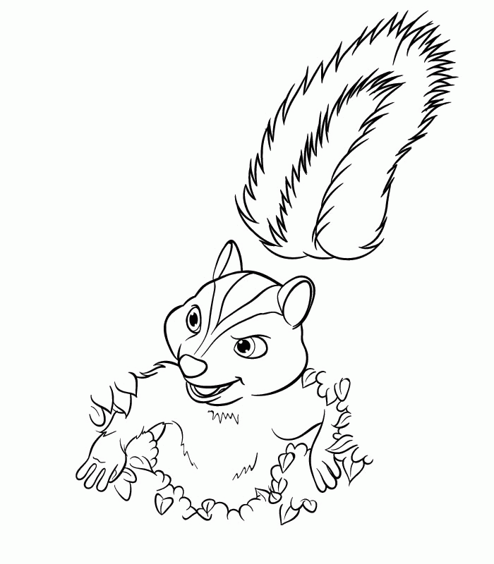 Over the Hedge Coloring Pages