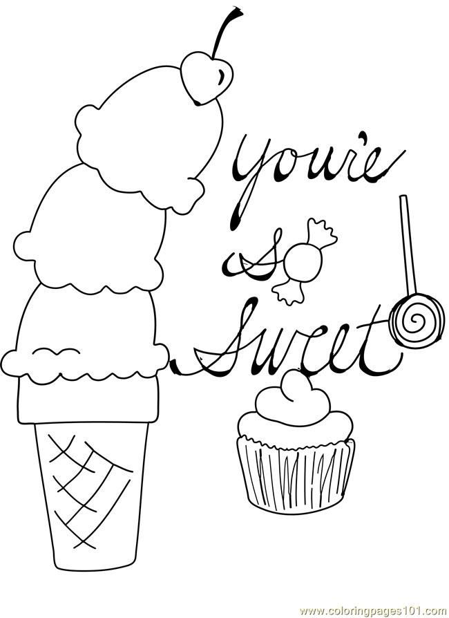 Candy Coloring Pages Printable 34 | Free Printable Coloring Pages