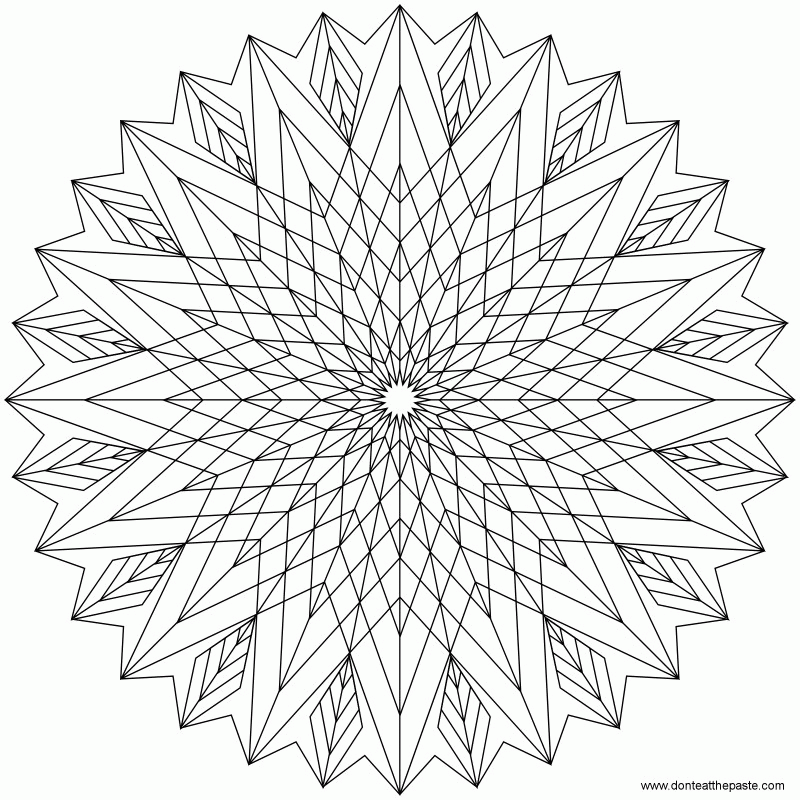 Mandala Coloring Pages geometric mandala coloring pages – Kids 