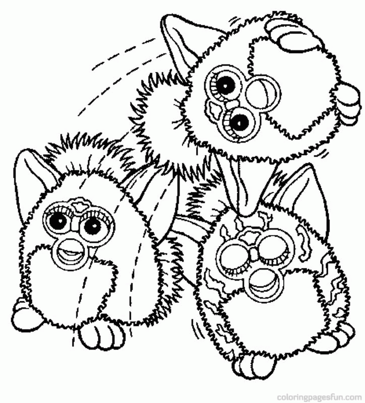 Furby | Free Printable Coloring Pages | Page 2