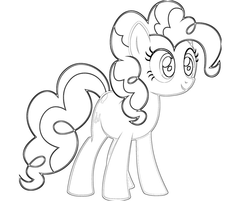 6 Pinkie Pie Coloring Page
