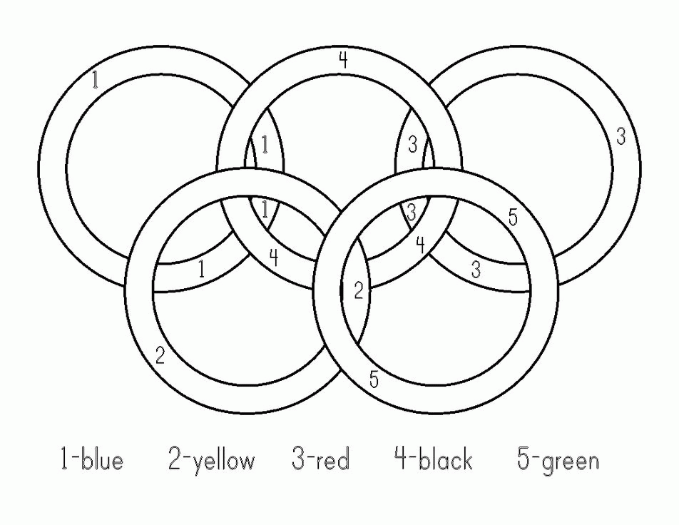 Olympic Rings Coloring Pages