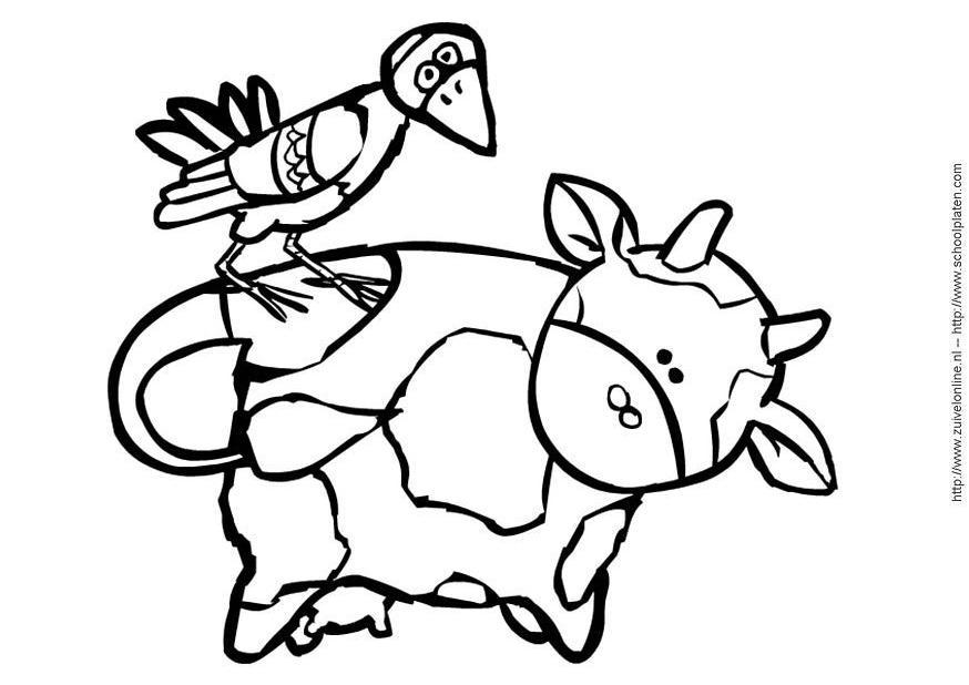 Coloring page cow 3 - img 6780.