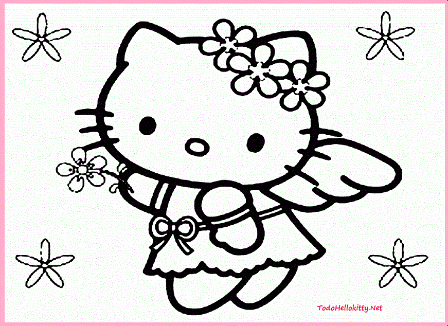 10 Fun Hello Kitty Hawaii Coloring Pages to Print for a Tropical Adventure