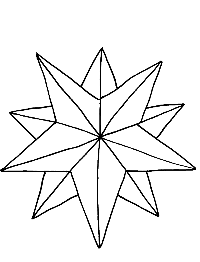 christmas stars Colouring Pages (page 3)