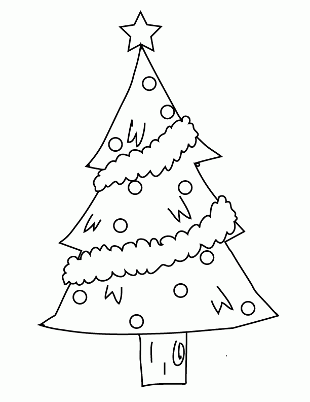 Christmas Tree Patterns For Kids - Coloring Nation