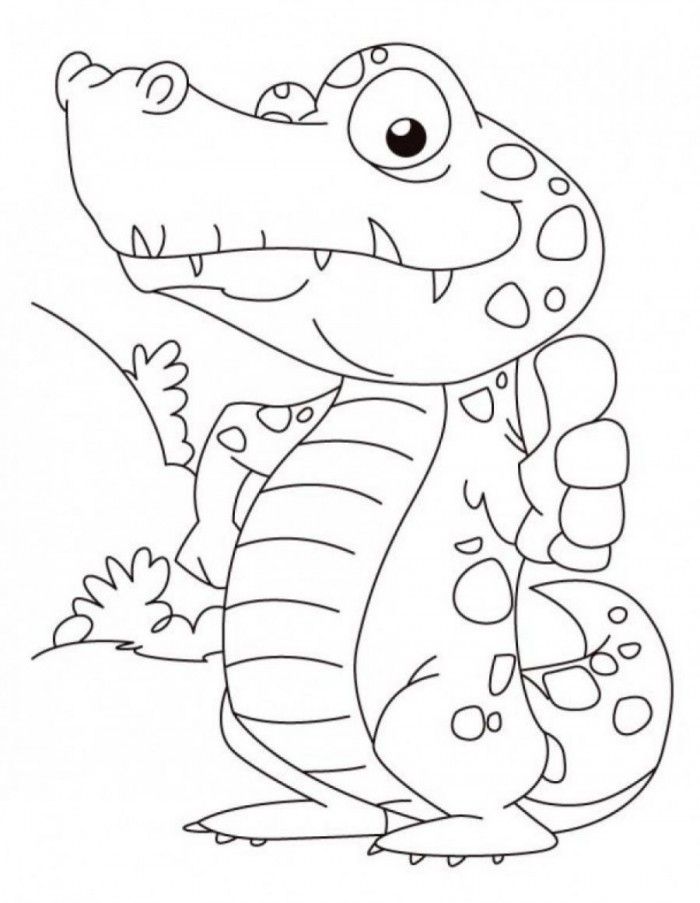 Alligator Lizard Coloring Pages