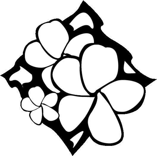 Hawaiian Flower Coloring Pages - Flower Clipart - Full Size Clipart  (#1233033) - PinClipart