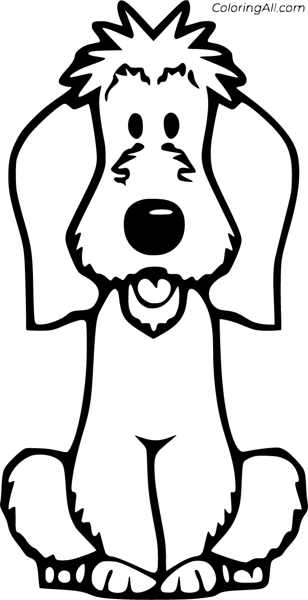 Goldendoodle Coloring Pages - ColoringAll