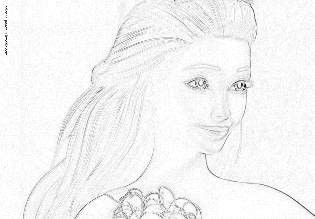 Printable Barbie coloring pages. The Secret Door animation || COLORING-PAGES -PRINTABLE.COM