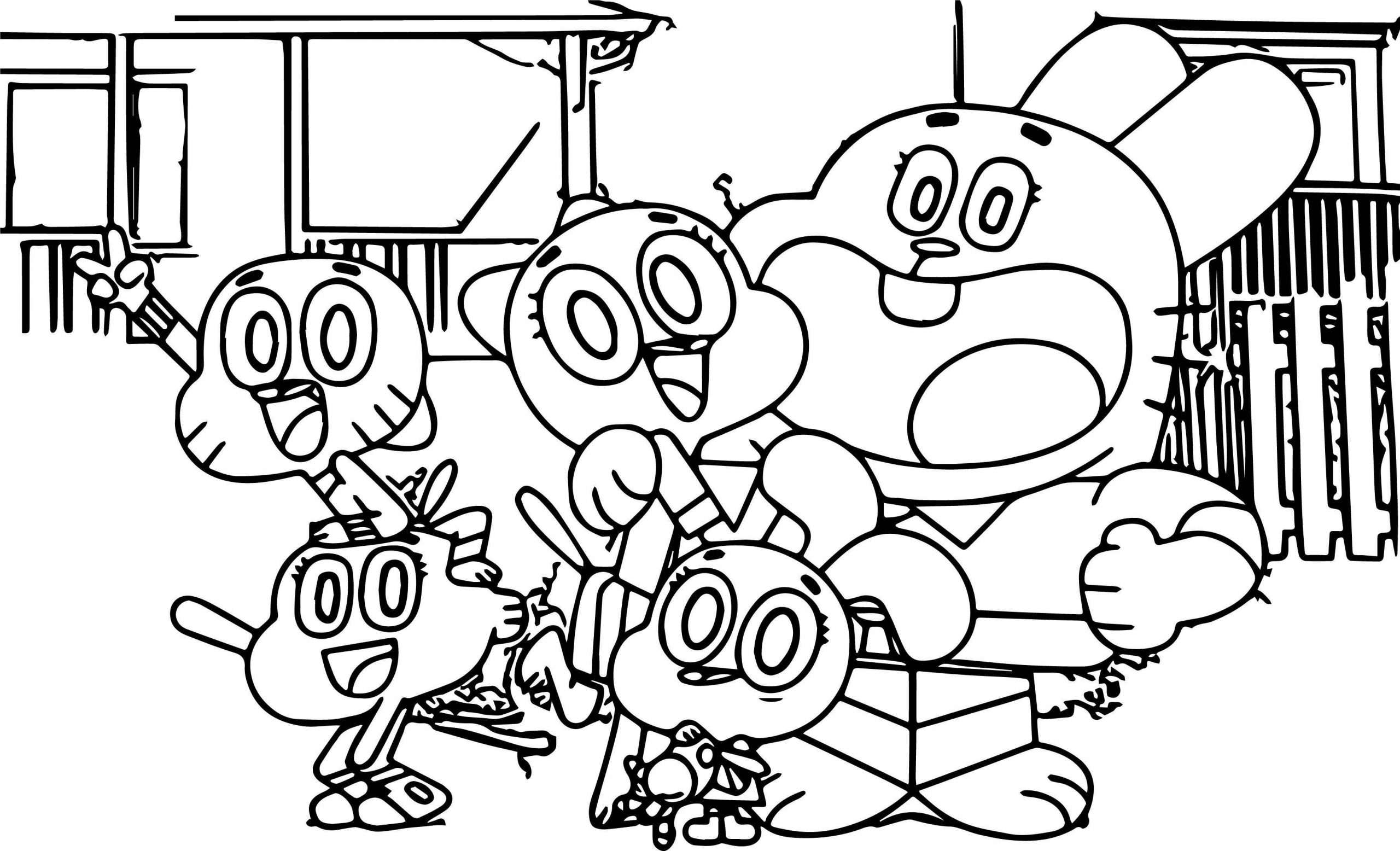 Gumball Coloring Pages - Best Coloring Pages For Kids