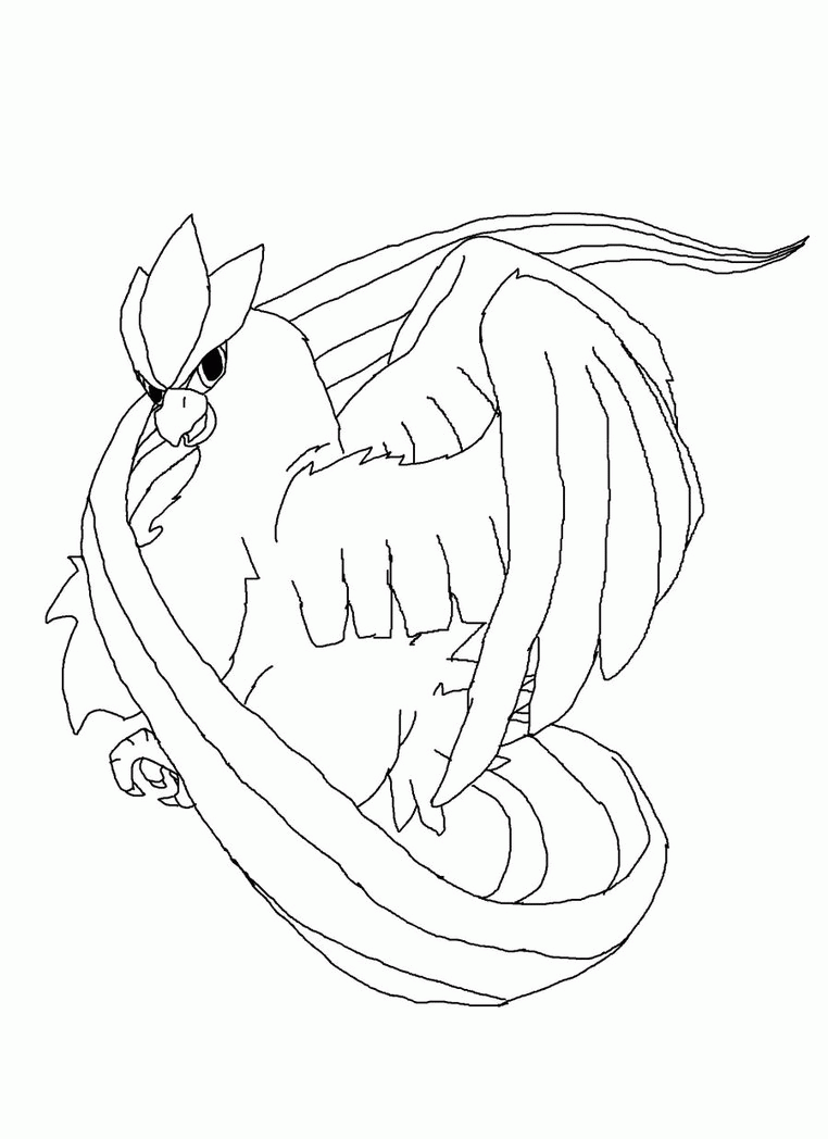 Pokemon Articuno Coloring Pages Sketch Coloring Page