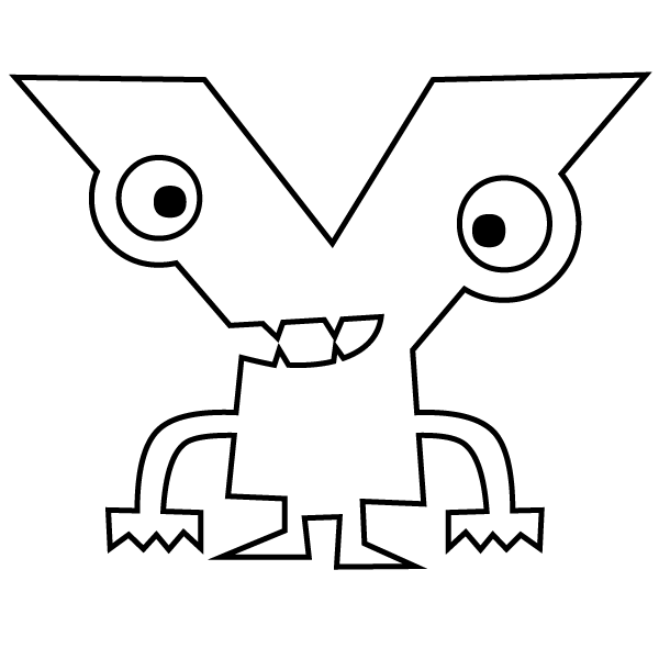 Letter Y Coloring Page – Babadoodle