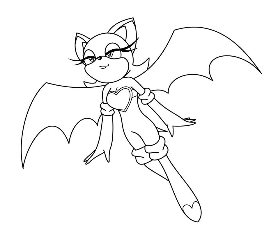 Sonic Coloring Pages ⋆ coloring.rocks! | Bat coloring pages, Dragon coloring  page, Rouge the bat