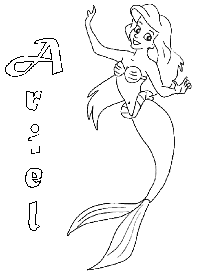 printable little mermaid coloring pages - VoteForVerde.com